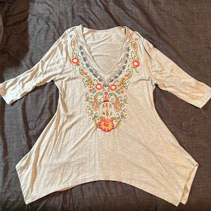 Swing top/embroidered detail #Softsurroundings